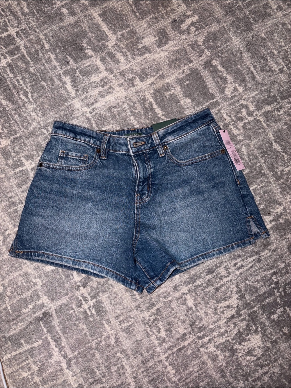 wild fable Mid-Rise Blue Denim Jean Shorts